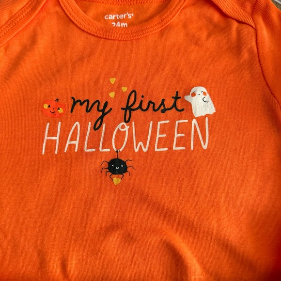 🎃 Carter Baby Carter's 2-Piece Bodysuit & Bottoms My First Halloween Set NWT - Picture 3 of 5